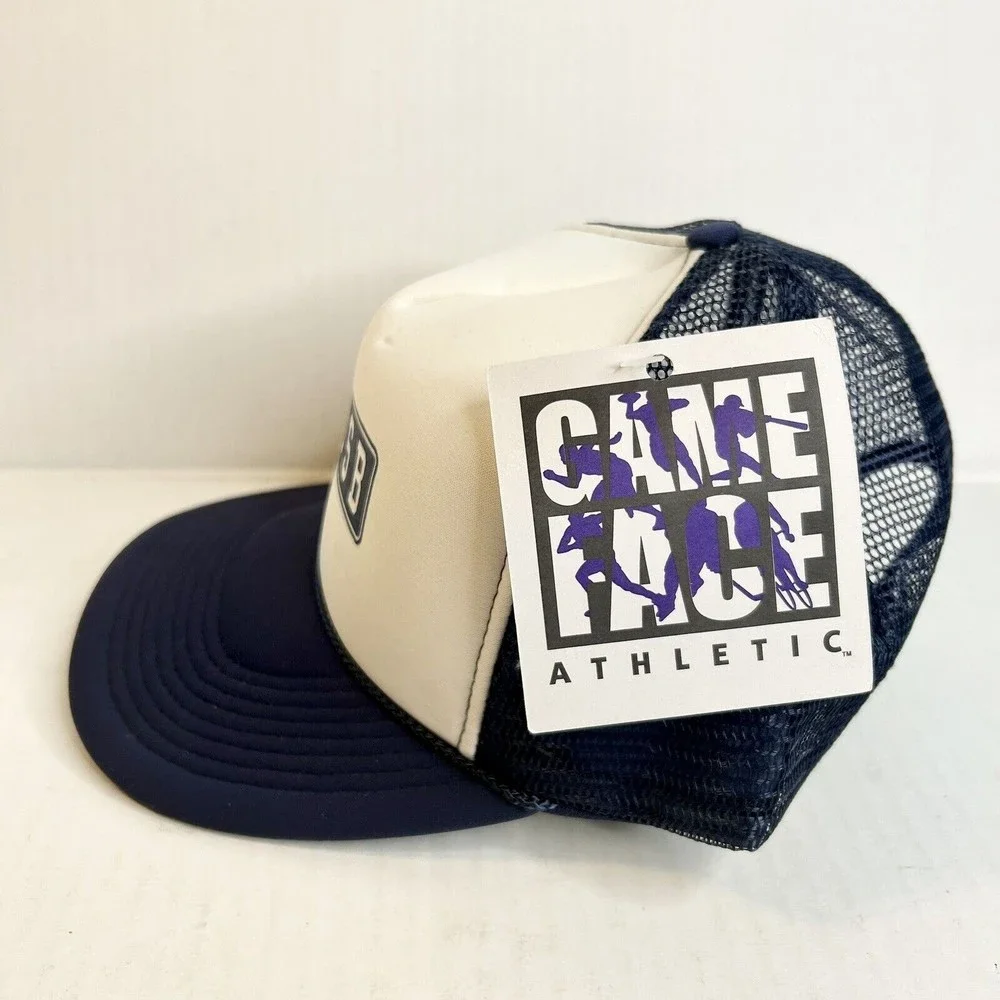 California State University San Bernardino Trucker Hat Blue White Snap Back